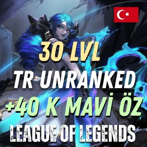 LoL TR 30 Level Unranked Smurf Hesap